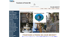 Desktop Screenshot of fountainsandpondswa.com